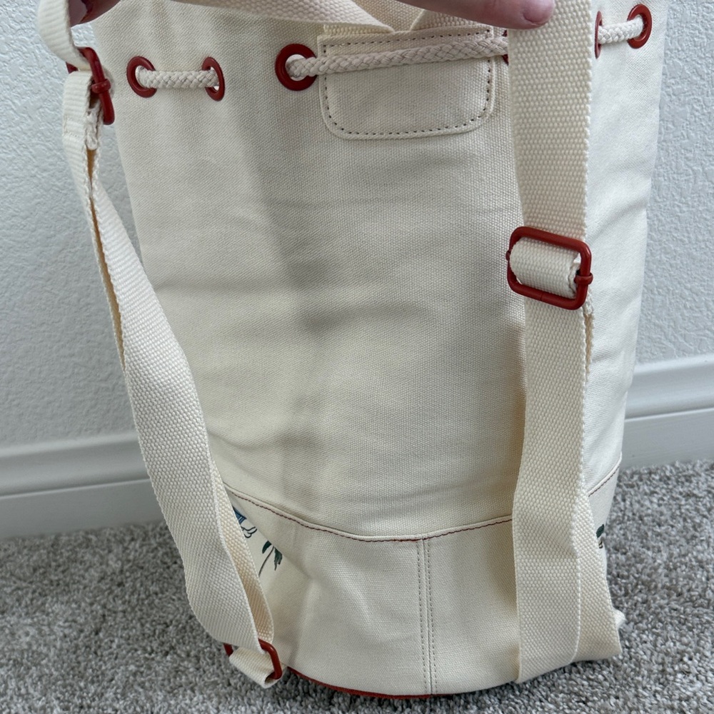 Zara Home x Disney Canvas Drawstring Bucket Bag with Disney Hula Characters - Picture 7 of 14